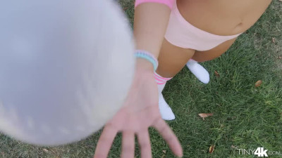 Maya Bijou in Maya plays some wet baseball before getting fucked and facialed by a big dick.