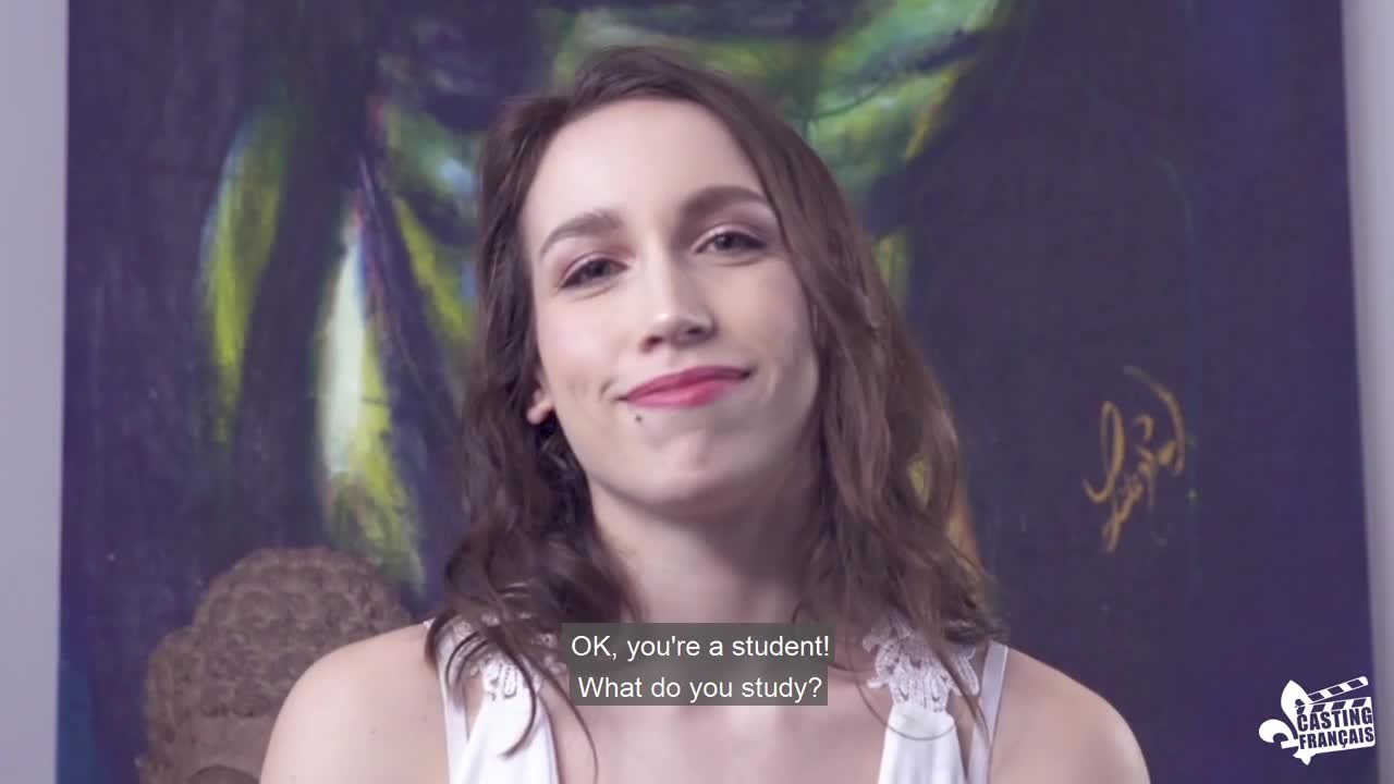Nina Kush in Cute tattooed babe Nina Kush experiences her first professional casting session (10:02) | ePornFresh.