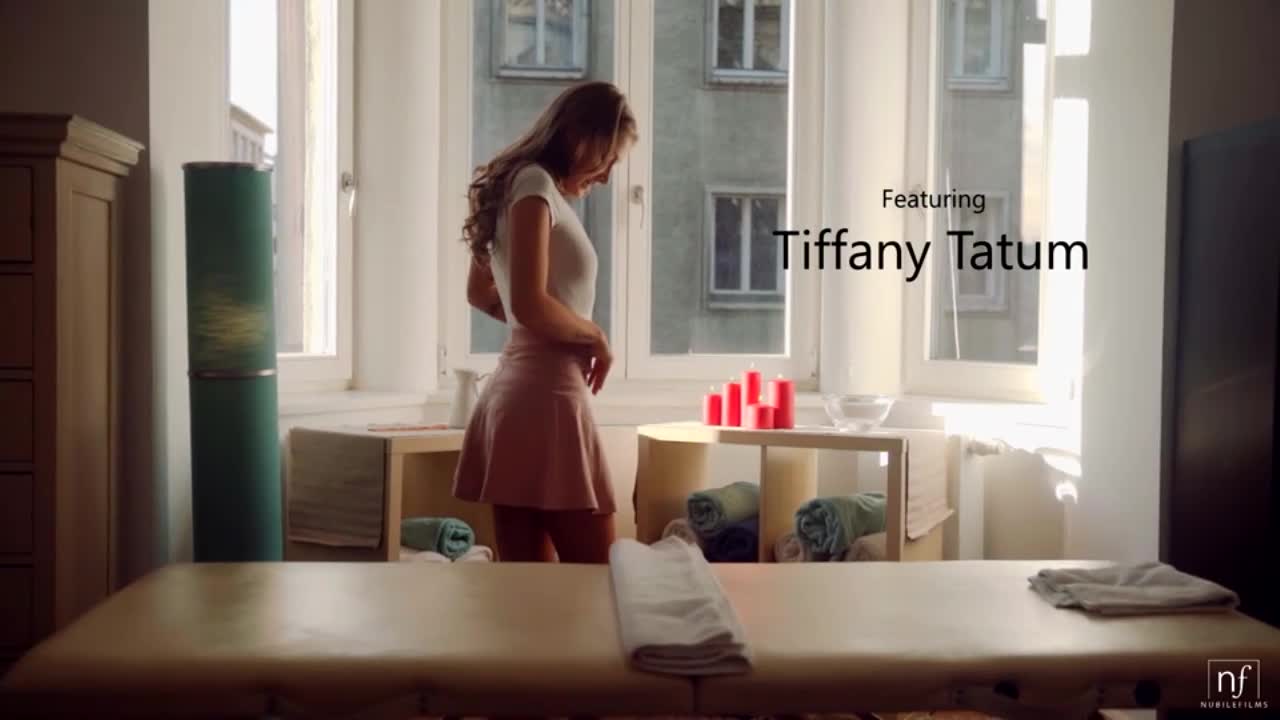 Tiffany Tatum in Tiffany Tatum has set the scene for seduction with a massage table and lit candles to create ambiance (10:00) | ePornFresh.