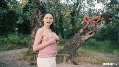 Francesca DiCaprio in Pretty Italian chick Francesca DiCaprio wants to experience nature in a different way