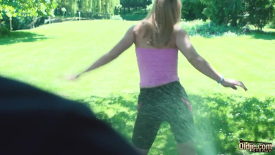 Jenny Manson in Wet Summer Sex