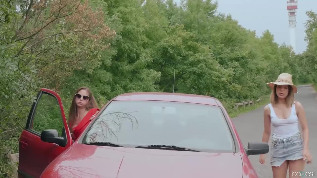 Alice Fabre, Cathy Heaven in Girlfriends Alice Fabre and Cathy Heaven love having a little bit of naughty fun, even when they are having car trouble (08:01) | ePornFresh.