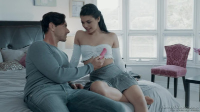 Gina Valentina in Gina Valentina's curiosity gets her into a lot of trouble when her client, Ryan Driller catches her masturbating with his wife's vibrator in their bedroom. Mortified, Gina feels that
