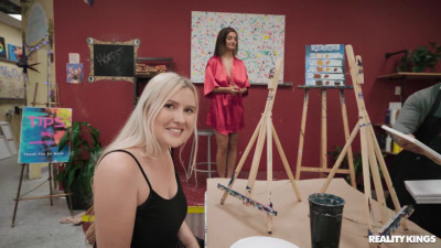 Getting College Ass In Art Class
