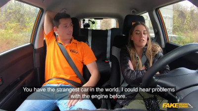 Eveline Dellai in Backseat Fuck After Breakdown
