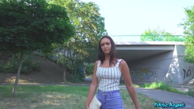 Latina Sucks Cock in the Woods