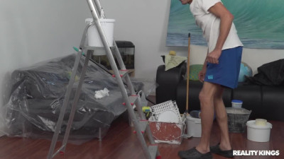 Hot Sex On A Ladder