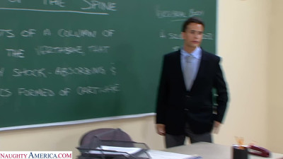 Cute Student Laylah Can Barely Handle Her Professor's Cock