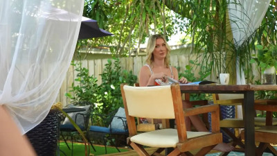 Sexy blonde Sydney Paige wants that married cock buried deep inside her