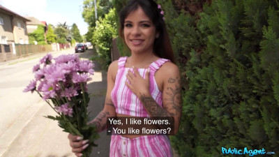 Latina Fucked in the Garden