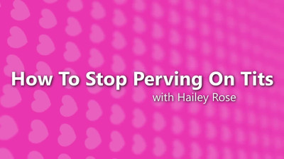 How To Stop Perving On Tits