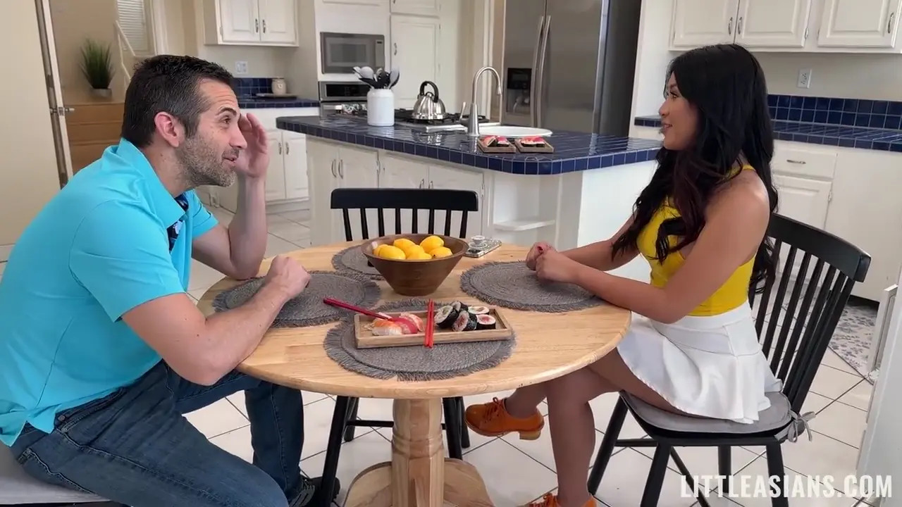 On the Menu: Spit Roasting and Cum-Covered Sushi! (57:18) | ePornFresh.