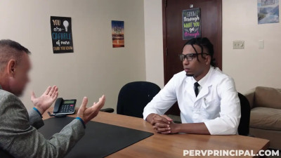 Ebony Teacher Has Interracial Threesome to Save Her Job