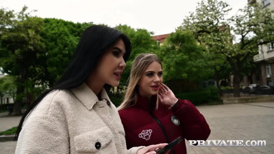 Sladyen Skaya and Lady Dee Enjoy Lesbian Sex and an Anal Threesome