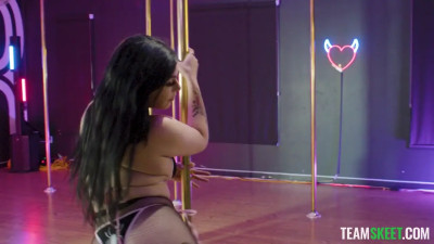 Pole Dancer Gets Pounded by Older Man