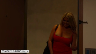 The beautiful Abby Rose takes it hard and squirts for her man