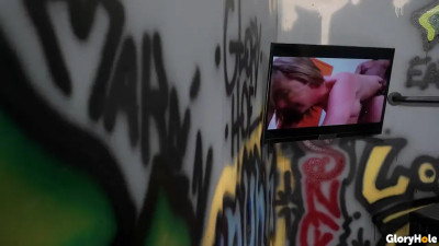 BRINGING HER SUB TO THE GLORYHOLE