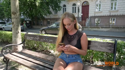 Brazen Blonde Kinuski Enjoys Interracial DP Hookup With BBC Strangers