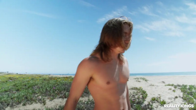 Surfer Dude Bags Bodacious Babe