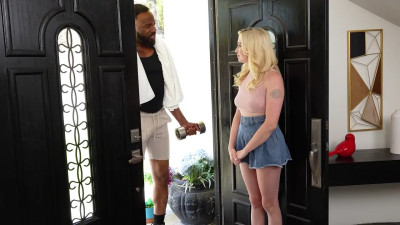 After noticing her trainers bulge, Lexi Lore is hungry for a much bigger sausage than her husband's small weenie