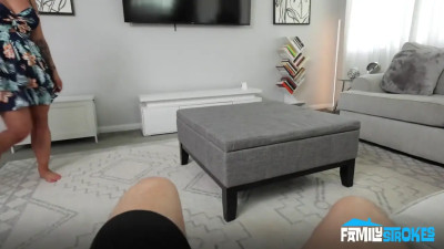 “What If She Hears Us!?” Caught Fucking My Stepmom’s Best Friend