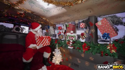 Sitting on Santas Lap