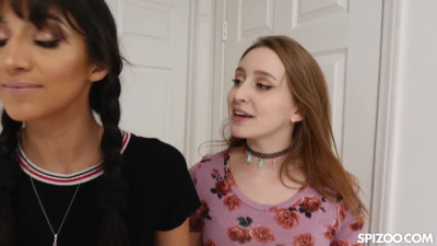Quarantine Sex With Pervy Teens And Stepdaddy Big Cock