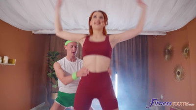 Big cock gym perv fucks redhead