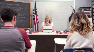 Wanna Fuck My Student? Gotta Fuck Me First! - Chanel Camryn, Rachael Cavalli & Nick Strokes