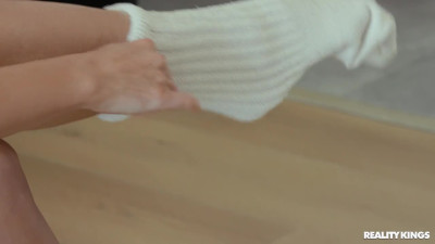 Threesome Workout For Dorky Stepmom