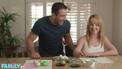 NIKOLE UNCOLORS HER BROTHER'S BLUE EGGS