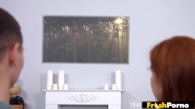 Making sex when watching a movie with Luna Rishi | TeenMegaWorld