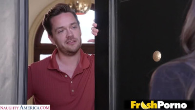Sexy next door neighbor Suttin becomes the muse of a writer with SUTTIN, KYLE MASON | NaughtyAmerica