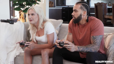 Gamer Girl Controls The Cock