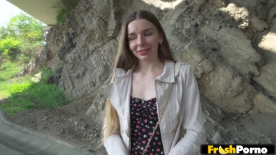 Shy and Tight Outdoor Fuck with Arina Shy, Martin Gun | Public Agent