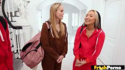 My Dick's Cold with Asia Lee and Athena Fleurs | Sis Swap