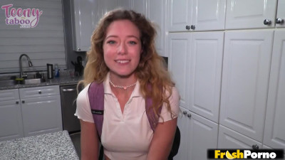 TeenyTaboo - Stepdaughter River learns how to cum from Stepdad with River Lynn