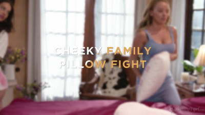 Cheeky Family Pillow Fight