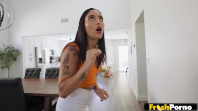 Clean Freak Stepmom Gets Dirty