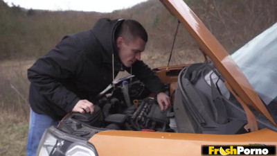 POV Blowjob After Breakdown