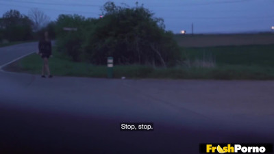 Hitchhiker Fucked Before a Party