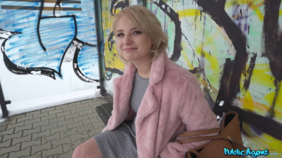 Blonde Student Fucked in Basement