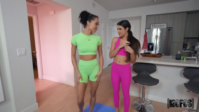 Yoga Stretching Threesome
