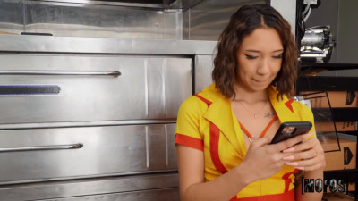 Creampie in a Restaurant Kitchen