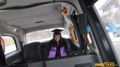 University Graduate Strips Off Her Robes