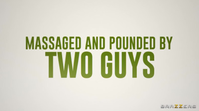 Massaged And Pounded By Two Guys