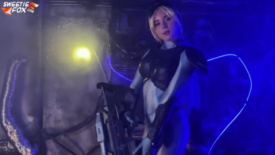 Horny Nova from Starcraft Sucks Cock and Swallows Cum