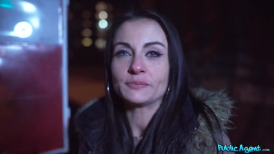 Spanish MILF Flashes Tits in Public